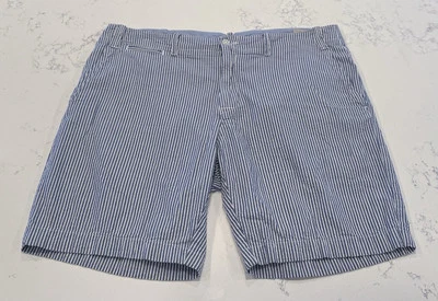 Polo Ralph Lauren Naval Tailors Seersucker Rayas Clásico Chino Pantalones Cortos Para Hombres 36 Foto 1 de 4