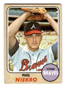 1968 Topps #257 Phil Niekro Atlanta Braves - Bild 1 von 2