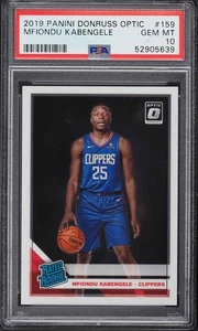2019 Donruss Optic Mfiondu Kabengele ROOKIE #159 PSA 10 - Picture 1 of 2