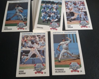1990 Dodgers LAPD Centennial Celebration Cards YOU PICK - Image 1 of 4