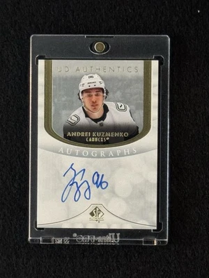 2023-24 SP Authentic UD Authentics Autographs Andrei Kuzmenko - Image 1 of 2