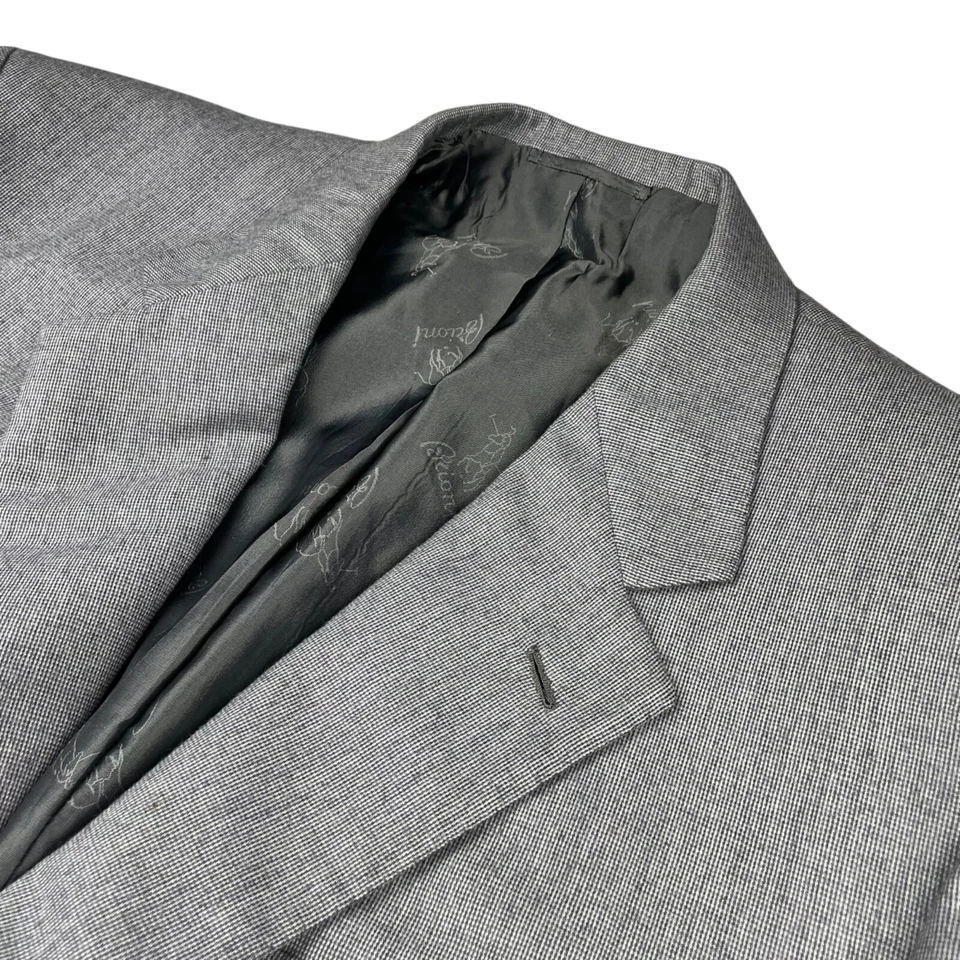 Brioni 男式 Palatino 100% 羊毛 2 按钮西装外套灰色 • 意大利 • 48R 美国 | 58 EU — 第 1/4 张图片