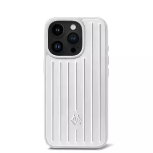 RIMOWA Aluminium Groove Design Premium Case For iPhone Pro + Pro Max - Silver - Picture 1 of 27
