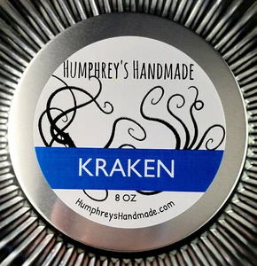 KRAKEN Maskuline Kerze Aqua Di Geo Typ Duft Sojawachs 8oz Ohio USA Dose Ozean - Bild 1 von 5