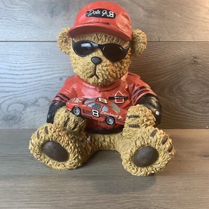 Dale Earnhardt Jr. #8 NASCAR Red Cap and Jacket Ceramic Bears Collectible - Picture 1 of 11