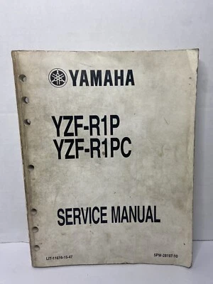 MANUAL DE SERVICIO YAMAHA YZF-R1P YZF-R1PC LIT-11616-15-47 Foto 1 de 3