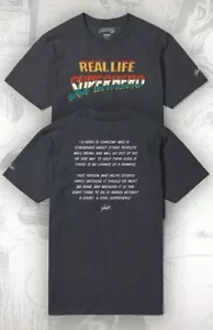 MARVEL® | Real Life Superhero UV Tee | C. Heather - S | STAN LEE - EXCELSIOR! LE - Picture 1 of 3