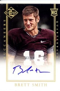brett smith rookie rc draft auto autograph wyoming cowboys wyo college 3/10 2014 - Picture 1 of 1