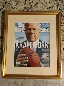 Robert Kraft signed Autogramm 8x10 Foto New England Patriots PSA Auto gerahmt - Bild 1 von 4