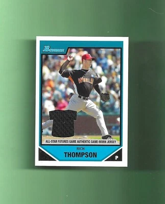 2007 Bowman FUTURES ALL STAR ROOKIE RC JERSEY # BDPP78 RICH THOMPSON ANGELS - Image 1 of 2
