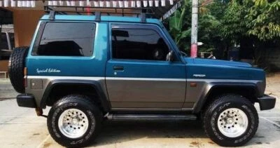 JUEGO EXTERIOR INTERIOR PUERTA DELANTERA DAIHATSU FEROZA ROCKY SPORTRAK RESISTENTE A LA INTEMPERIE DE VIDRIO Foto 1 de 3