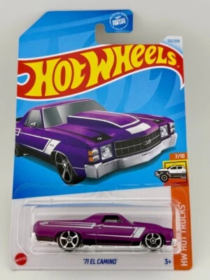 Hot Wheels 2024 '71 El Camino Purple 132/250 - HW Hot Trucks 7/10 - New - Image 1 of 4