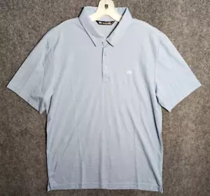 Travis Mathew Herren Polo Golf Shirt X-Large hellblau Pima Baumwollmischung - Bild 1 von 8