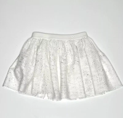 Gap Kids White / Gold Sparkle Tutu Skirt Girls Size XS - Imagem 1 de 4