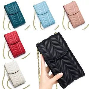 Womens Small Cell Phone Purse Wallet Handbag Case Shoulder Bag Cross-body Pouch - Picture 1 of 31