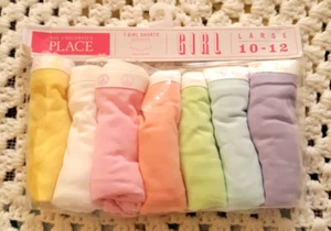 GIRL'S 10-12 GIRL SHORTS UNDERWEAR 7 PACK CHILDREN'S PLACE NEW IN OPEN PACKAGE - Picture 1 of 7