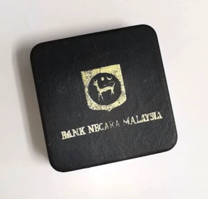 Mazuma *MC1988 Malaysia 1971 EMPTY Box For Tunku Abdul Rahman Gold Coin $100 - Picture 1 of 3