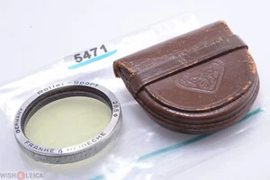 ✅ ROLLEI ROLLEIFLEX SPORT LIGHT YELLOW FILTER BAY. I, RI W/ CASE - Picture 1 of 2