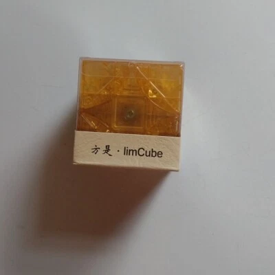 FS LIMCUBE PUZZLE CUBO AMARILLO TRANSLÚCIDO DREIDEL Foto 1 de 2