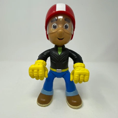 Handy Manny Figure Motorcycle Helmet Mattel Disney 2008 Cover