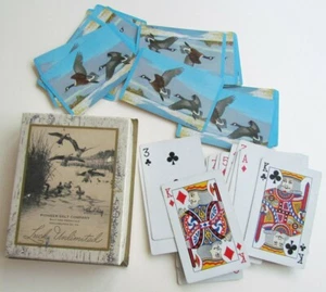 VINTAGE PLAYING CARDS DOUBLE DECK illustrated by RICHARD BISHOP - DUCKS - Picture 1 of 2