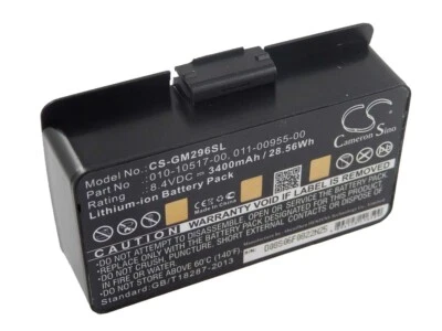 VHBW Batterie pour Garmin GPSMap 276c 276 378 296 478 396 376 495 376C 278 3400mAh