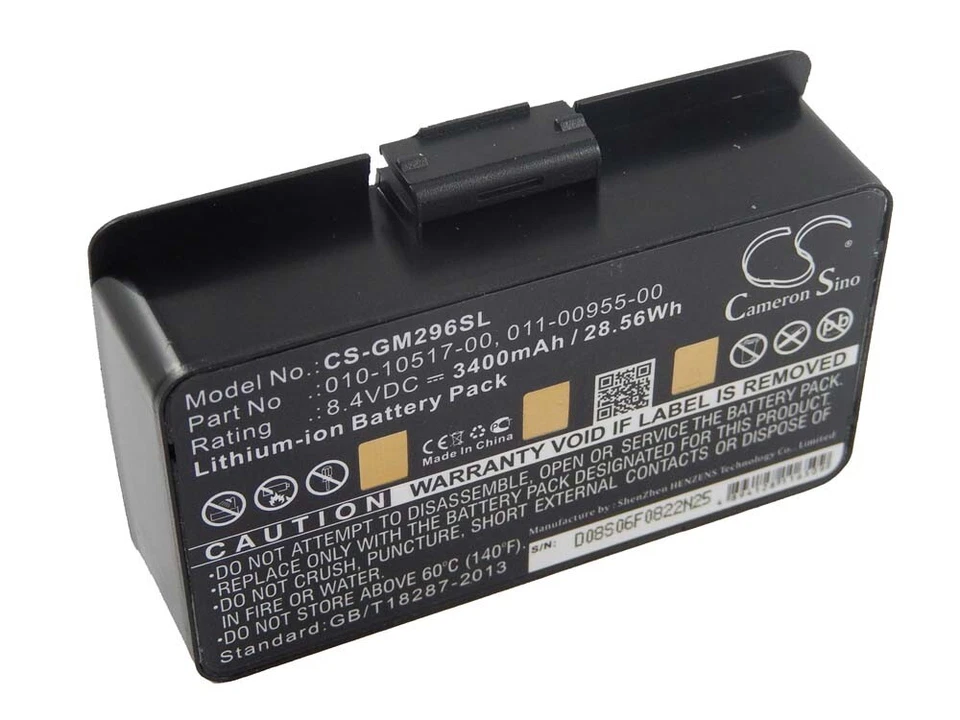 Batterie pour Garmin GPSMap 276c 276 378 296 478 396 376 495 376C 278 3400mAh - Photo 1/1