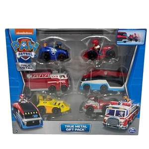 Paw Patrol True Metal Druckguss Fahrzeug Geschenkpackung Set 6 Autos Neu Versiegelt - Bild 1 von 4