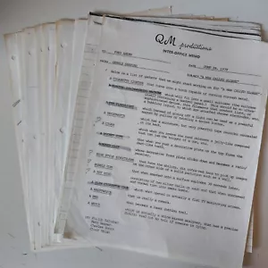 1979 EIN MANN NAMENS SLOANE STORYBOARD FILMPRODUKTION STAT ART LOT CARL ALDANA - Bild 1 von 10