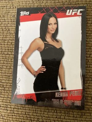 2010 Topps UFC Series 4 Kenda Perez #173 Rookie RC - Image 1 of 4