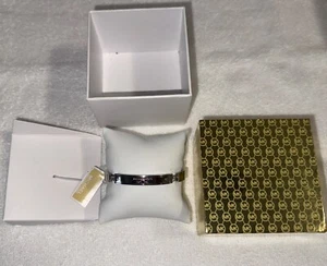 Michael Kors Silver Branded Bracelet new with box - Picture 1 of 8