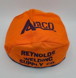 Airco Welding Cap Large Hat Skullcap Beanie Reynolds Welding Supply Co Orange - Picture 1 of 6