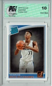 Kostas Antetokounmpo 2018 Donruss Basketball #185 Rookie Card PGI 10 - Picture 1 of 1
