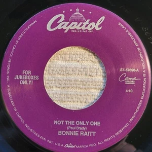 Bonnie Raitt "Not The Only One / All At Once" - Picture 1 of 3