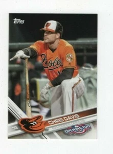 2017 TOPPS OPENING DAY BASEBALL - CHRIS DAVIS BALTIMORE ORIOLES #183 - Picture 1 of 2