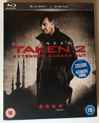 DVD Blu-Ray + Digital - TAKEN 2 - Extended Harder Cut - Rated 15 - Image 1 of 3