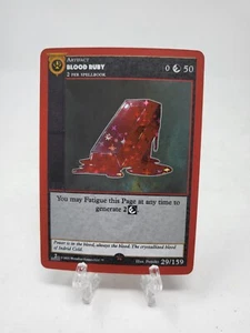 MetaZoo Cryptid Nation 2021 segunda edición Blood Ruby holograma inverso 29/159 - Imagen 1 de 2