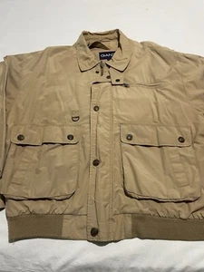 Men’s GANT USA Windbreaker Jacket *SIZE LARGE* Zipper & Pocket & Arm Patches - Picture 1 of 19