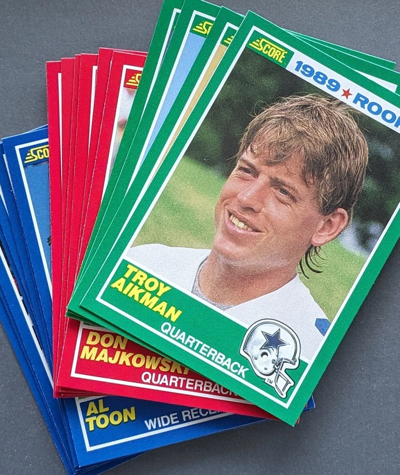 1989 Score Football 180-438 See Scans FACTORY SET BREAK Most NM/MT Pack Fresh! - Image 1 of 1