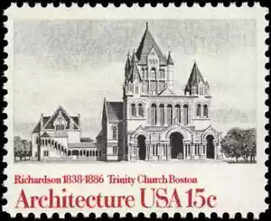 US Scott # 1839, Trinity Church, Boston, 1980 15¢ Stamp, MNH - Picture 1 of 1