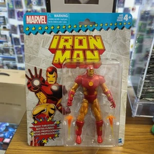 Figura retro de 6"" de Marvel Legends Iron Man superhéroe de los Vengadores estilo vintage cómic - Imagen 1 de 2