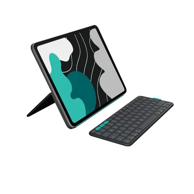 Logitech Flip Folio Tastatur-Case Grafit | Für iPad Air 13" (M2/M3), iPad Pro... - Bild 1 von 4