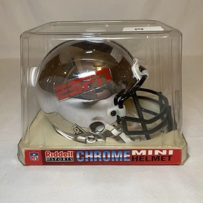 Ridell Sports Chrome ESPN Mini Helmet NFL New in Box - Image 1 of 4