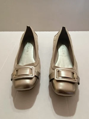 Женские классические балетки Anne Klein Iflex Akunice размер 10 М металлик бежевый - Изображение 1 из 4