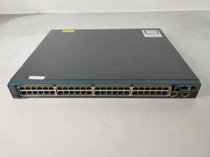 Cisco Catalyst 2960-S WS-C2960S-48LPD-L 48-Port Gigabit Managed PoE+ Switch - Picture 1 of 7