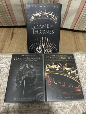Game of Thrones: The Complete Seasons 1 and 2 (DVDs) Box Sets HBO 10 Discs - Image 1 of 4
