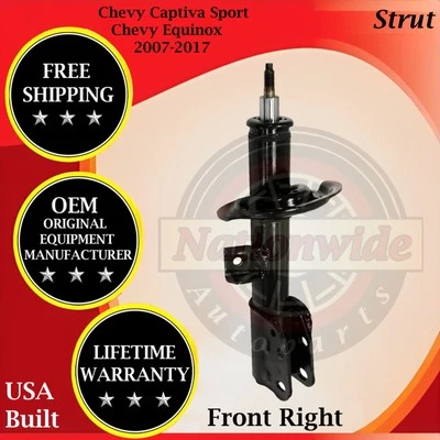 Puntal delantero derecho Monroe OEM para Chevy Captiva Sport/Equinox 2007-2017 guerra de 10 años. Foto 1 de 4