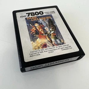 Dark Chambers Authentic Atari 7800 Game Cartridge TESTED - Picture 1 of 5