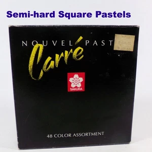 Carre' Sakura Nouvel Pastels 48 Farben sortiert CT XNTCT-48P halbhart quadratisch - Bild 1 von 10