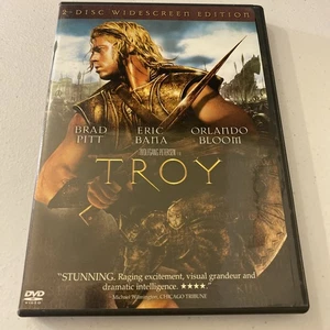 Troy (2‑Disc Widescreen Edition) DVD – Brad Pitt – Complete & Tested - Picture 1 of 7